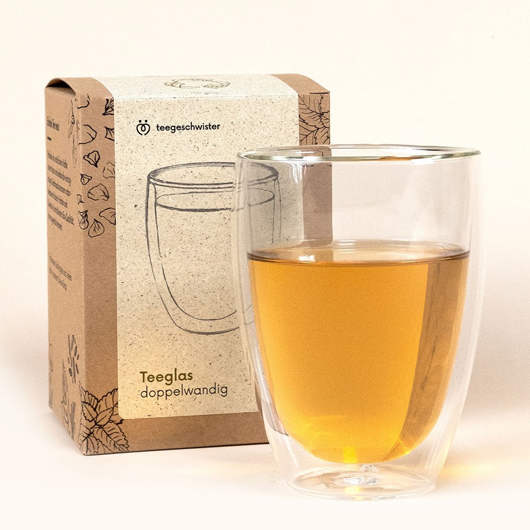 Double-walled tea glass