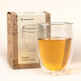Double-walled tea glass