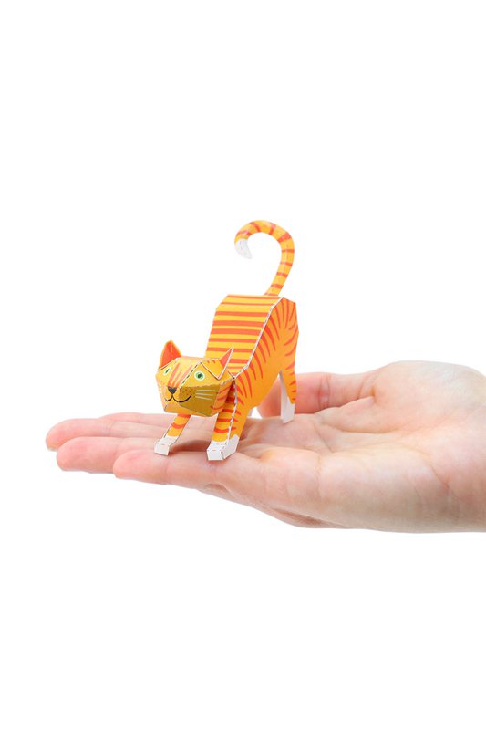 Stretching Cat Postcard