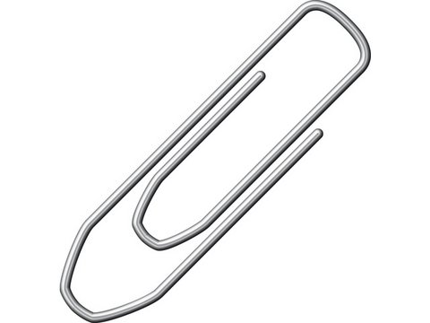 Paperclips Alco 32mm hoekig verzinkt doos 75st.