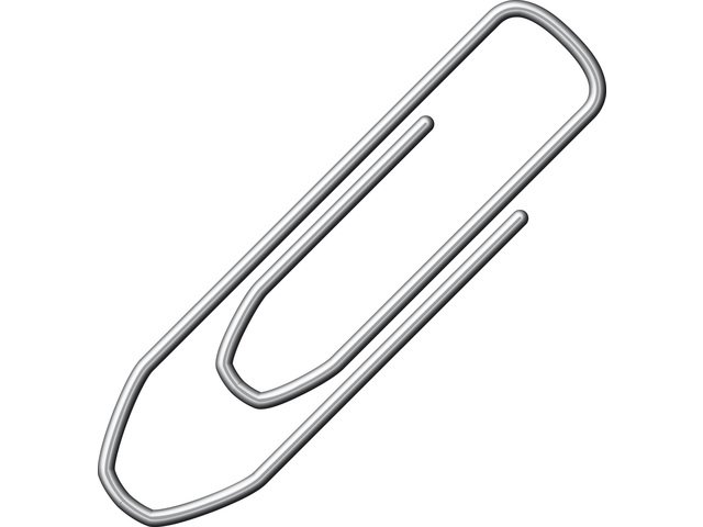 Paperclips Alco 32mm hoekig verzinkt doos 75st.
