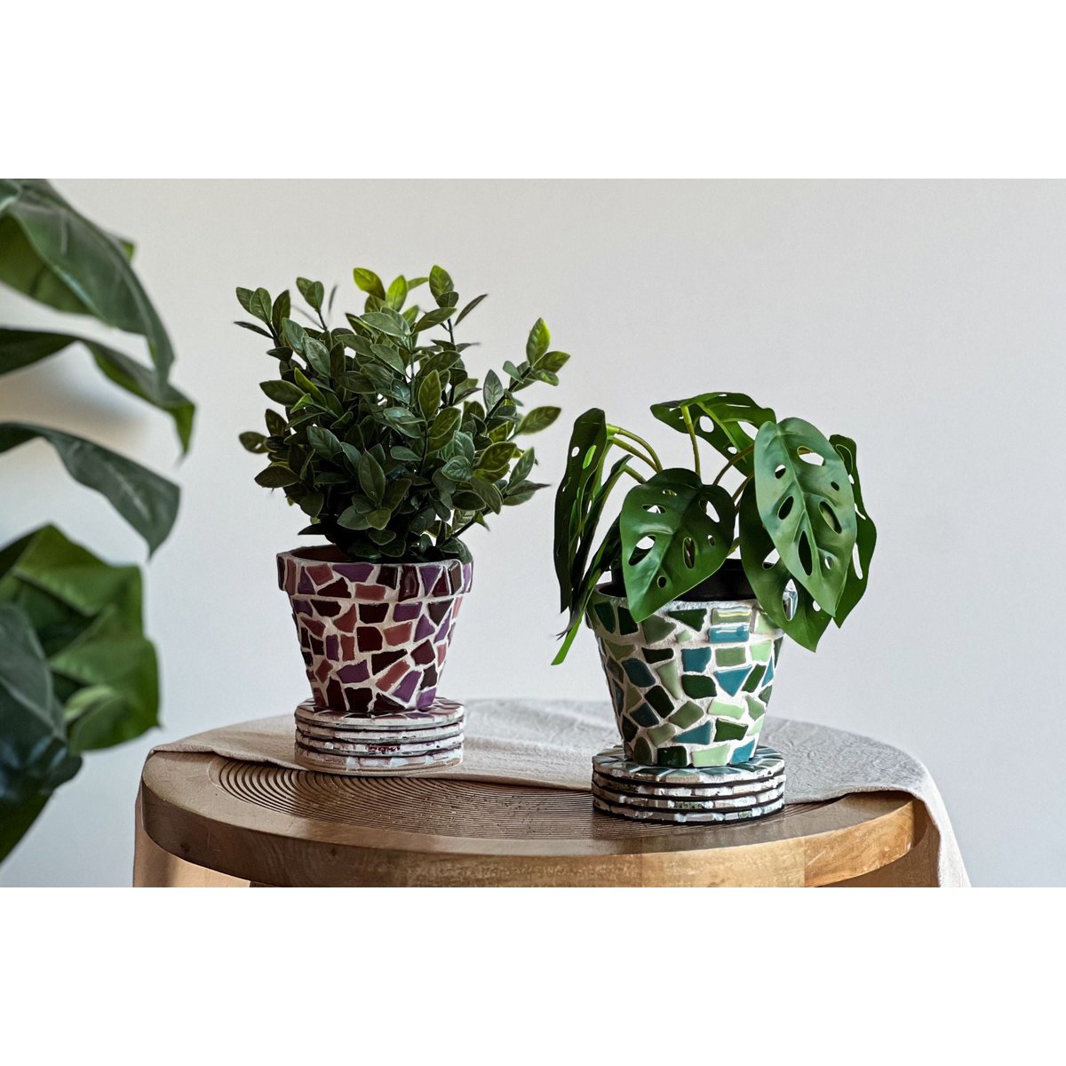 Paquet de bricolage Mosaic Flowerpot (2 pièces)