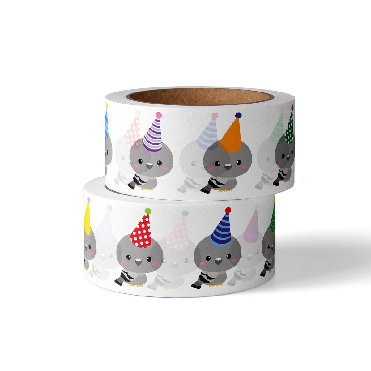 Washi tape Festduer med festhatte