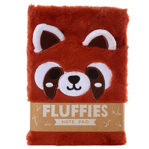 Adoramals Red Panda Plüsch-Notizbuch im A5-Format