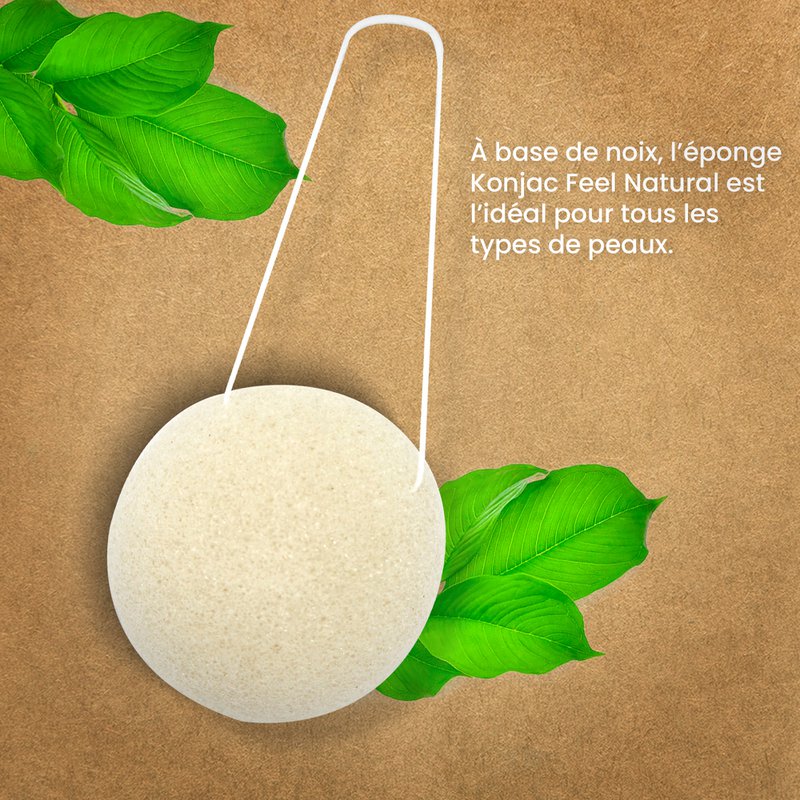 Konjac Sponge 100% natuurlijk gezicht