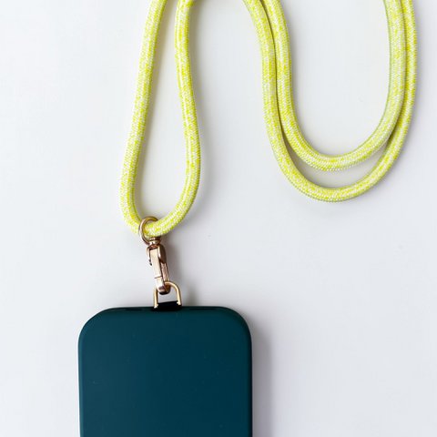 Mobiele telefoonketting - geel