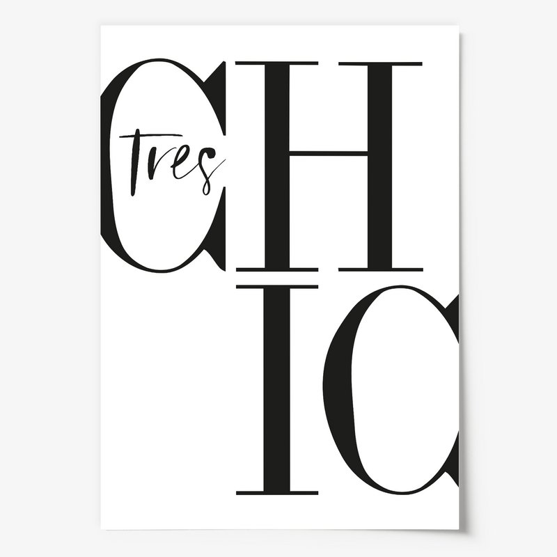 Poster: Tres Chic