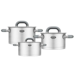 Lugano roestvrijstalen set 6 pc.
