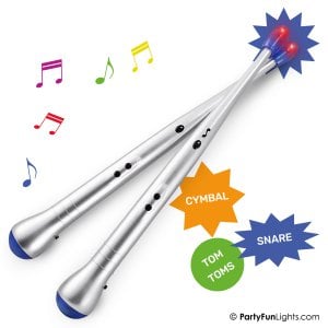 Electronic Drum Sticks with various sounds and tracks