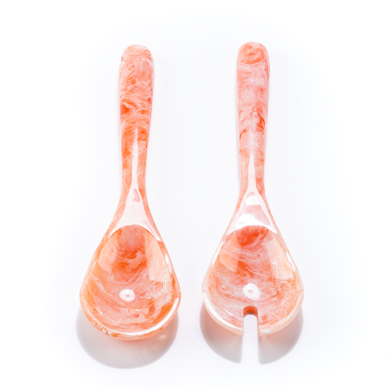 Salad servers | Spoon and Fork | Pavone | Salmon