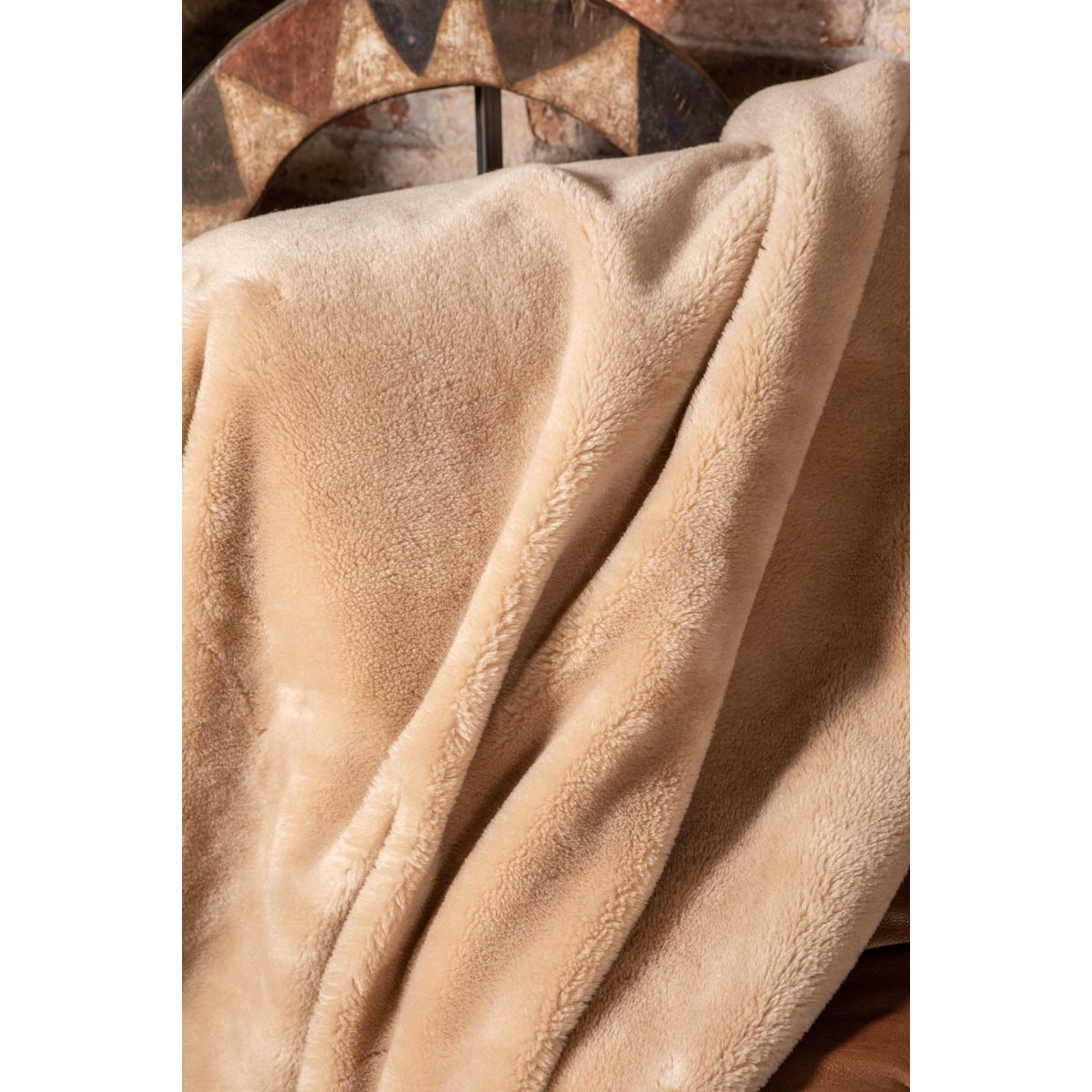 Plaid Conscious Wool Beige