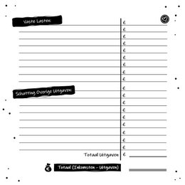 Ausfüllbuch SilliBeads - My Budget Planner - Hardcover Wire-o (BLACK/WHITE RANGE)