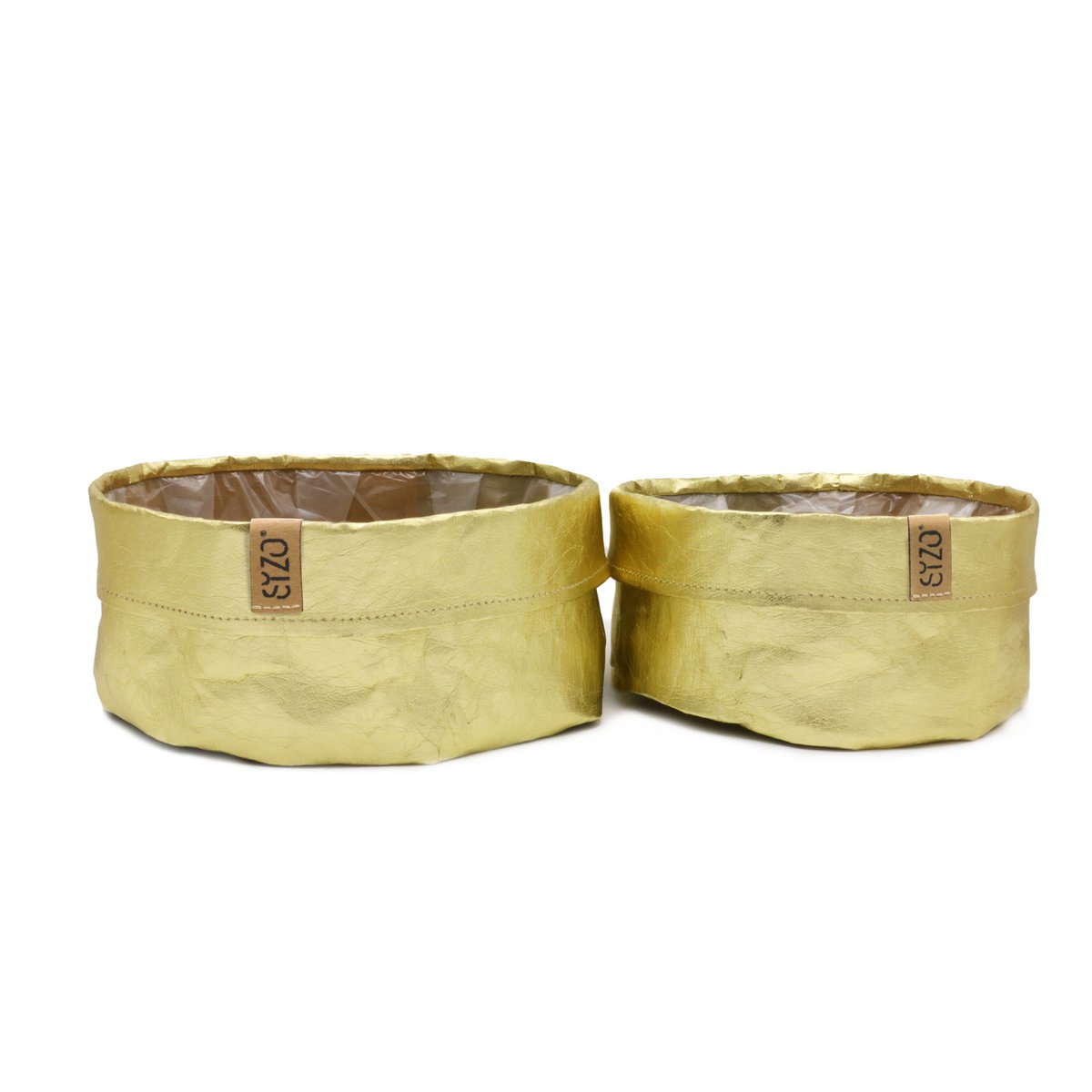 SIZO Paper Bag Gold with waterproof biodegradable liner