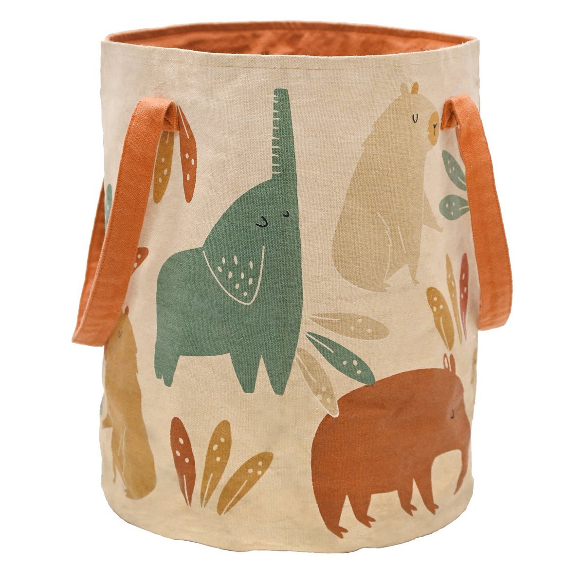 Storage basket for children's room JUNGLE SUNRISE