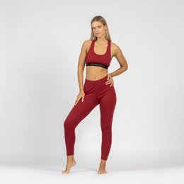 Women's Leggings 250 Merino Royal Cherry
