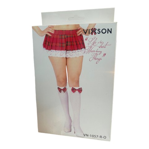 Vixson - VN-1057 - Female Lingerie - One Size S-L - Red and White