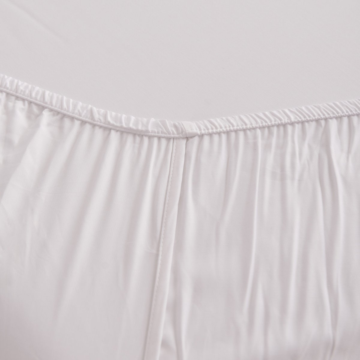 Juego de cama de bambú blanco para 1 persona - 400 hilos Tanboocel - Coco White