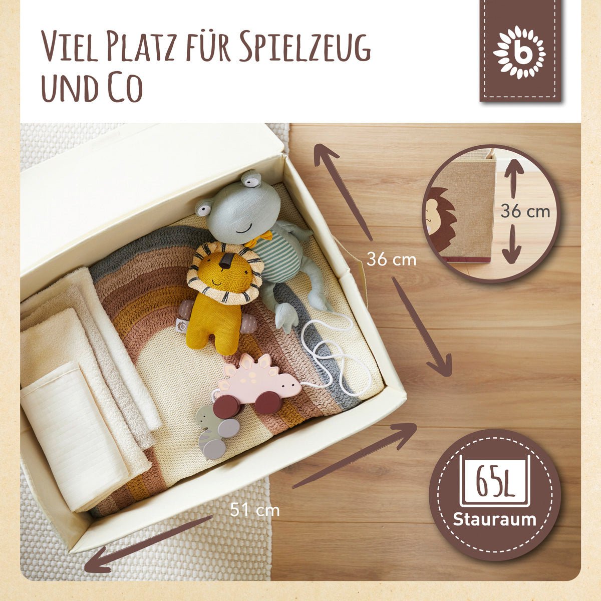 Storage box hedgehog piksi with lid