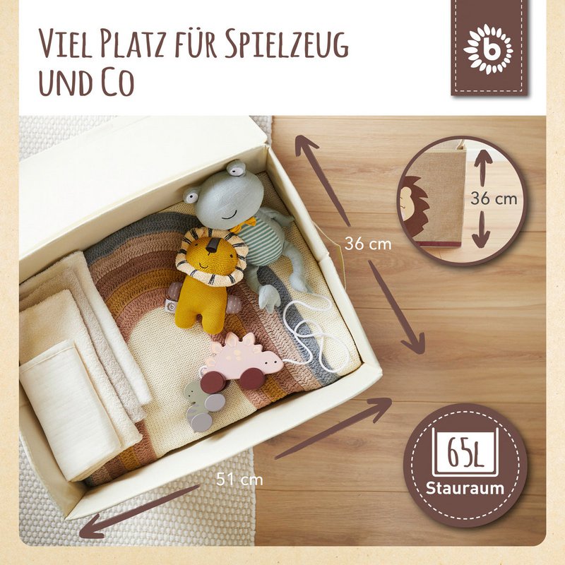 Storage box hedgehog piksi with lid