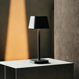 Ava Stone Grey Rechargeable Table Lamp