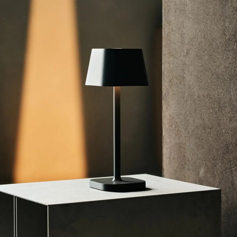 Ava Stone Grey Rechargeable Table Lamp
