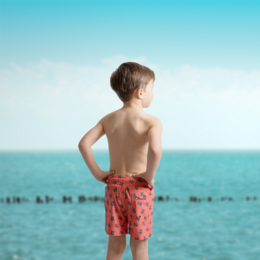 Swimshort boy - 'Turtely Awesome'