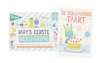 Milestone® specielle øjeblikke fotohæfte - Babys første fødselsdag