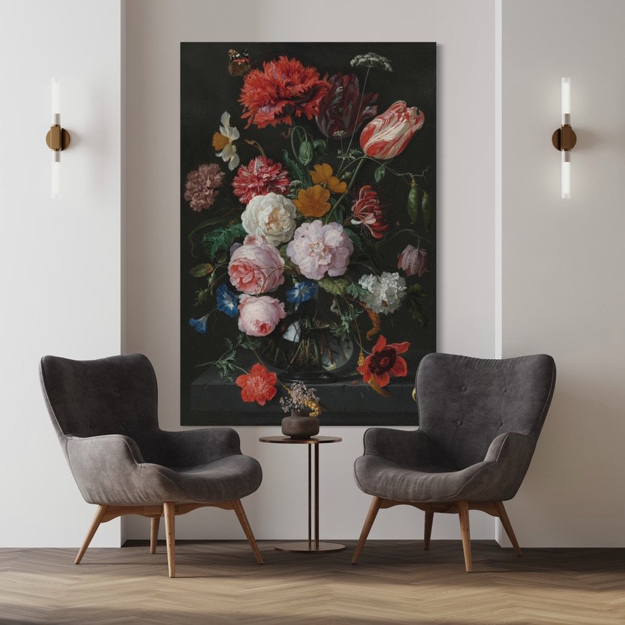 Florero con flores - el hemo