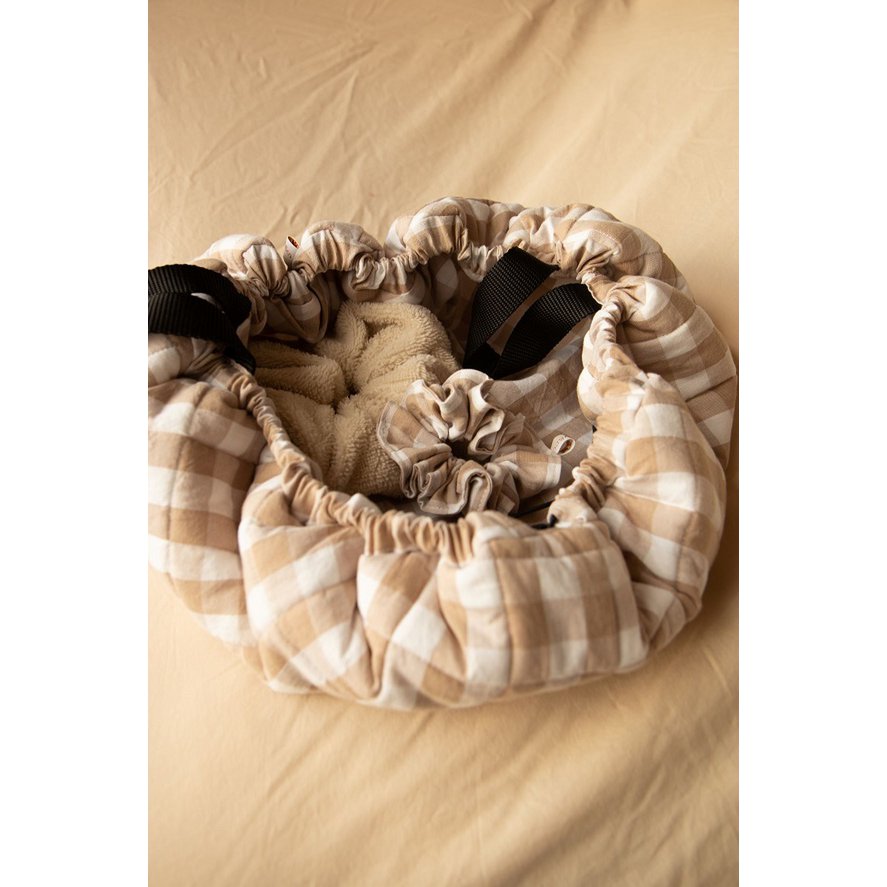 Sac ballon - petit carreaux