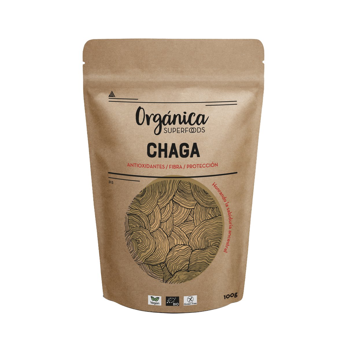 Poudre de chaga bio