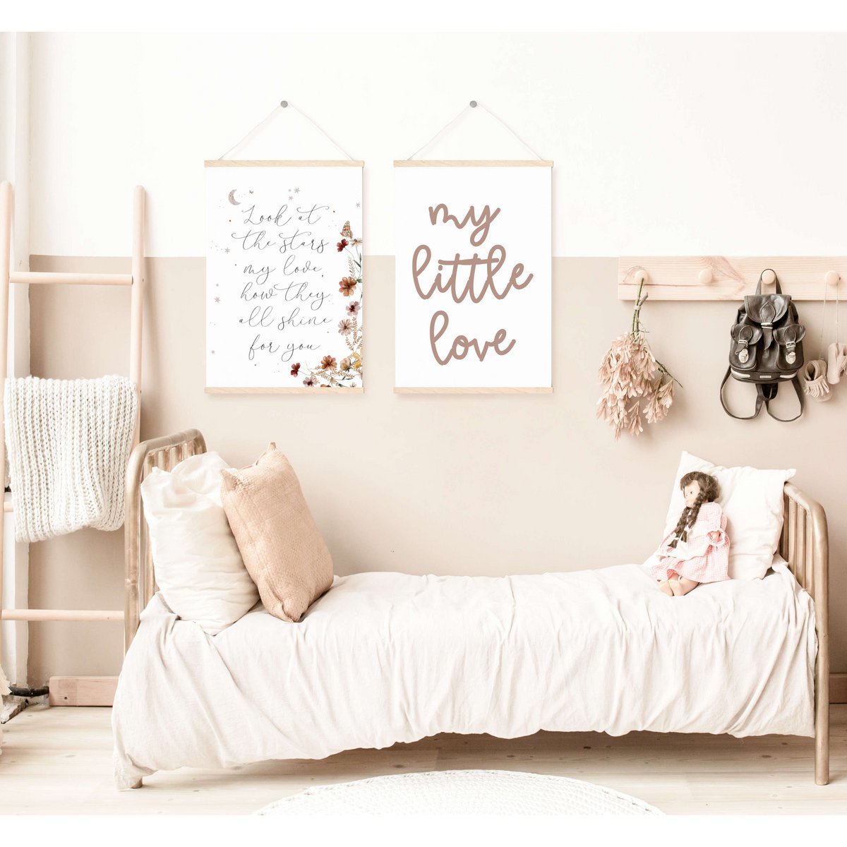 Mi pequeño cartel de amor, cartel de la habitación de los niños boho, impresión de la guardería boho, cartel de la guardería, cartel de la habitación de las niñas, impresión de la guardería de las niñas, cartel de los niños boho, guardería boho
