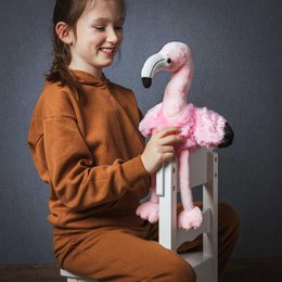 Plyslegetøjsflamingo Fernando - tøjdyr