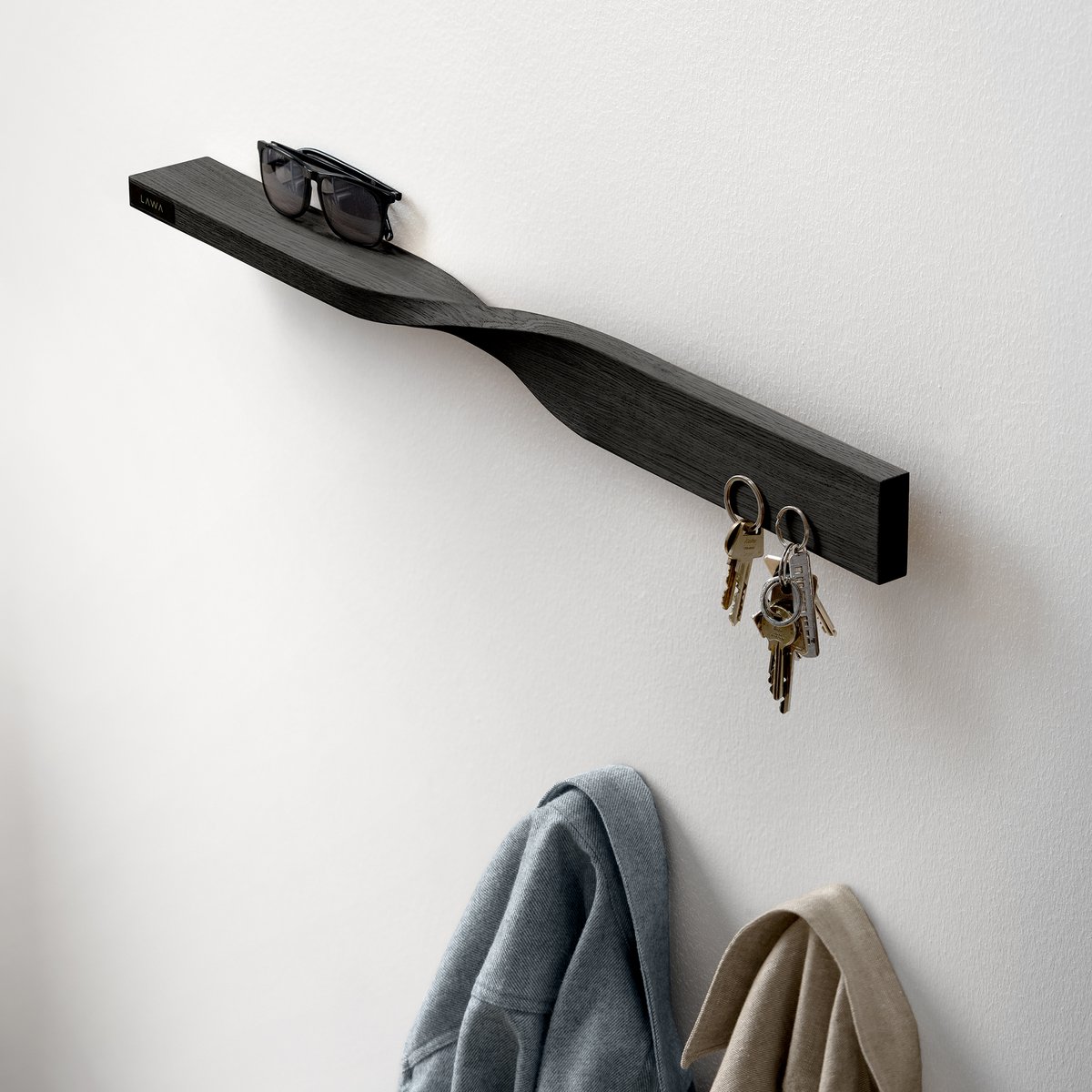 Magnetische twistplank in zwarte eiken