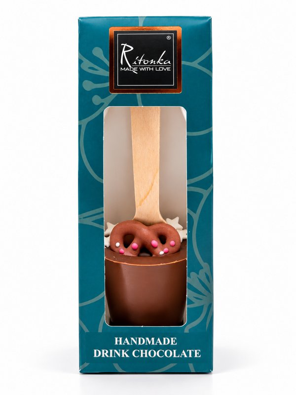 Melk Drinkchocolade Stick Kerstmis