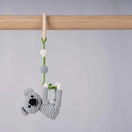 Crocheted play arch pendant Koala COCO (organic)