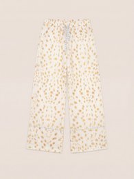 Hvide Bambi Deer Print Pyjamasbukser