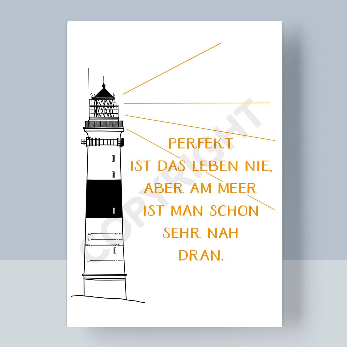 BRIEFKAART - HET LEVEN IS NOOIT PERFECT