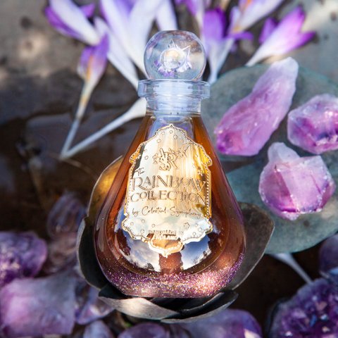 Amethyst Embrace Sparkling Chakra Badolie, Vanille Lavendel
