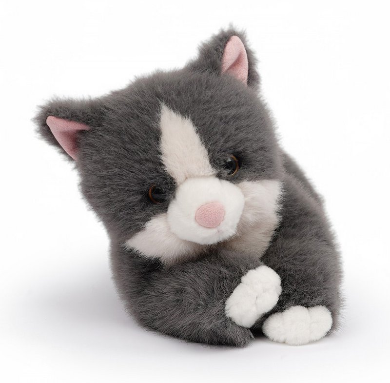 One Love Plush Toy - Cat Scout Gray and White