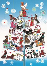Forever Cards adventskalender lykønskningskort - hunde