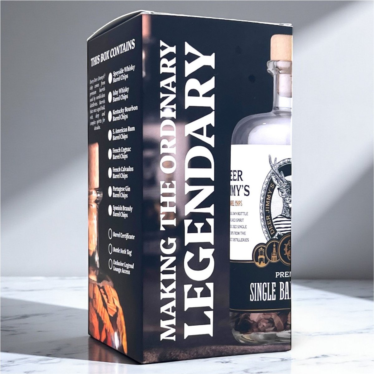 Deer Jimmy's® - French Calvados Barrel Chips