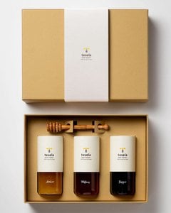 Premium-Rohhonig-Geschenkbox - 3x320g