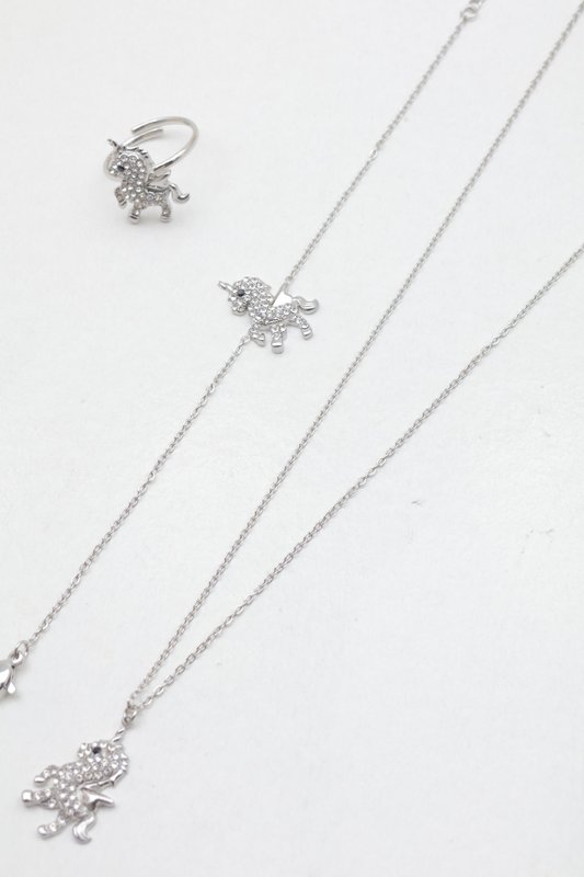 Parure de bijoux en acier inoxydable