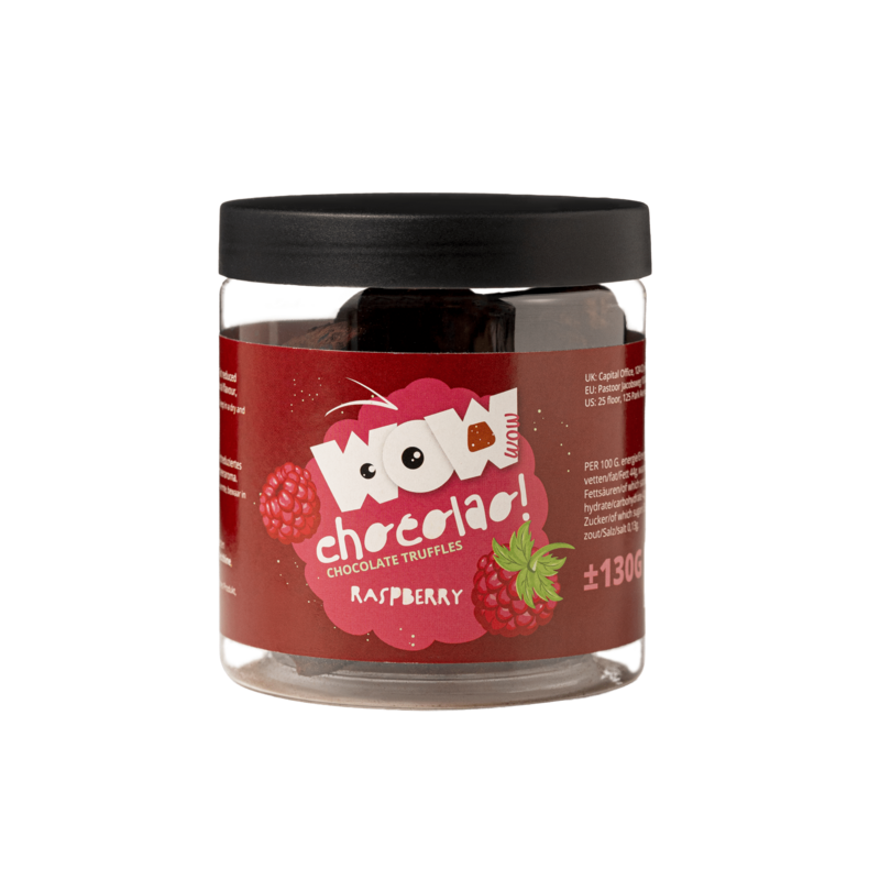 Himbeer -Schokoladentrüffel - Gebensglas 130g