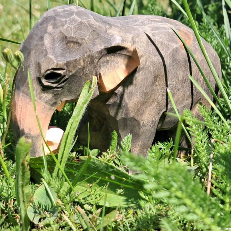Wudimals® Wooden Asian Elephant