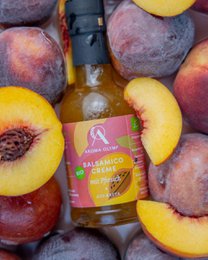 Bio balsamic cream with peach