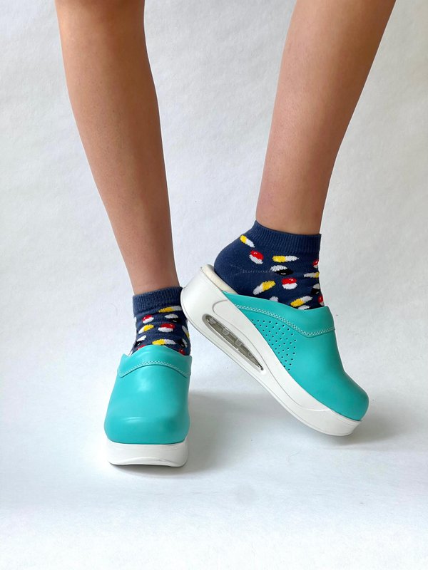 Airmeds clogs plain blue