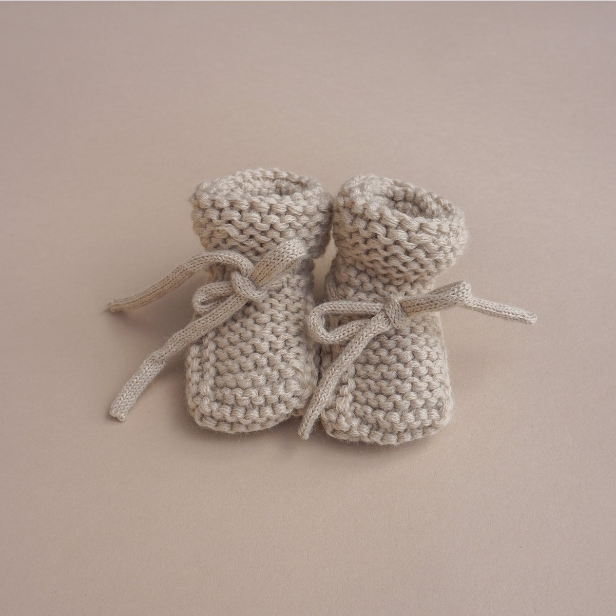 Chaussons bébé tricotés | Chaussons bébé | Chaussons épais pour bébé | Beige