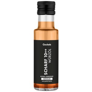 Krefeld seasoning oil - finest herbs and chilli in sunflower oil!