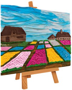 Okto Sensory Art 3D Schilderen - Meesterwerk - Bloembedden In Nederland, Vincent Van Gogh